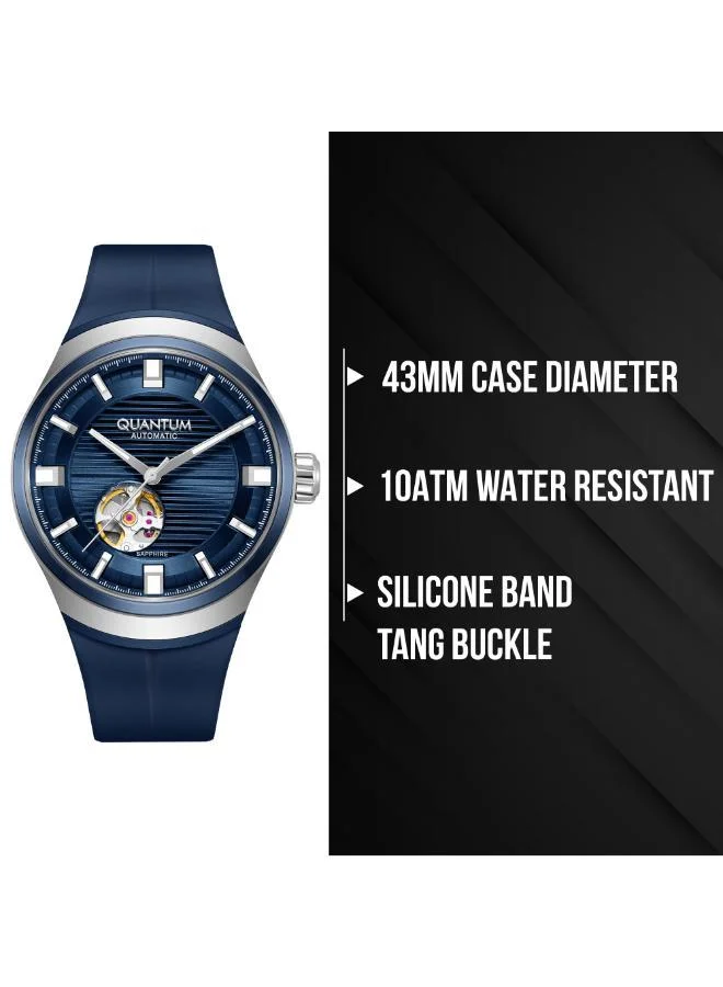 Quantum  Men's Silicone Analog Watch QMG1203.999 - 43 mm for Men | Best Price UAE